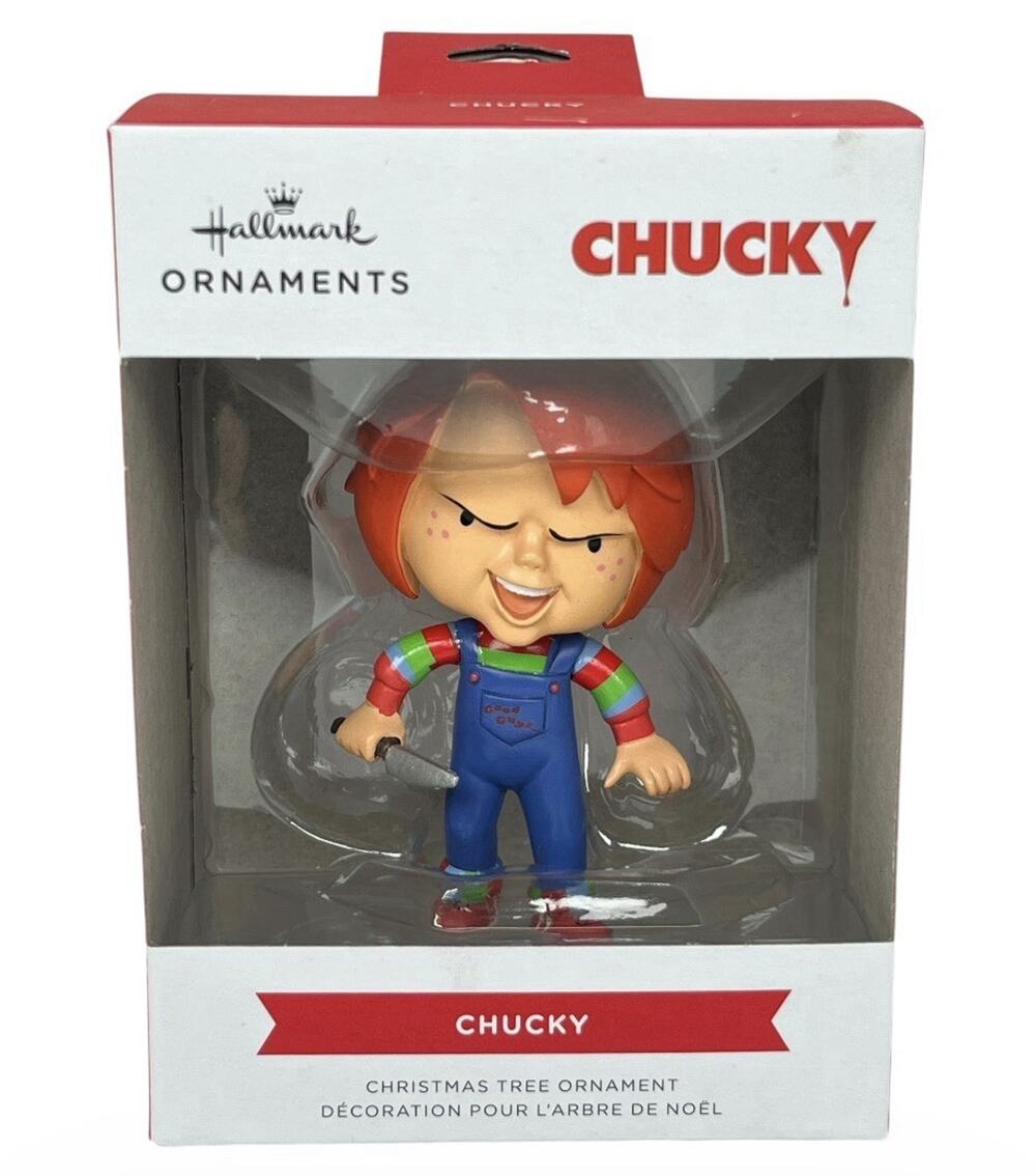 Hallmark Chucky Christmas Tree Ornament Child’s Play Horror Movie Figure New